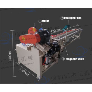 Wooden Pallet Cutting Machine Plywood Block Fully Automatic Pallet Square Pier Machine Plywood Nail Pier Machine